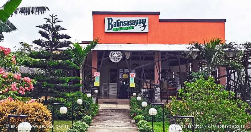Balinsasayaw · A Kubo Style Garden Dining Restaurant · Kat&Beyond
