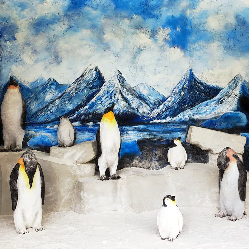 ClarkSafari Penguin Backdrop