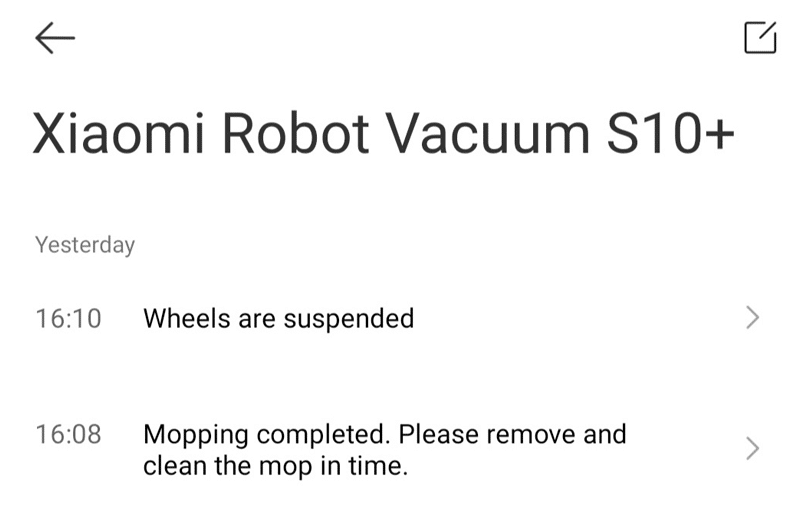 Mi Robot Vacuum S10+ "Wheels Suspended" Error · Kat&Beyond